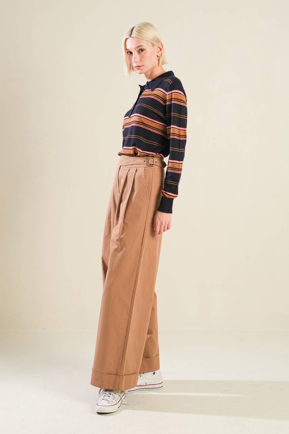 Call It Fate Sweater Polo Top