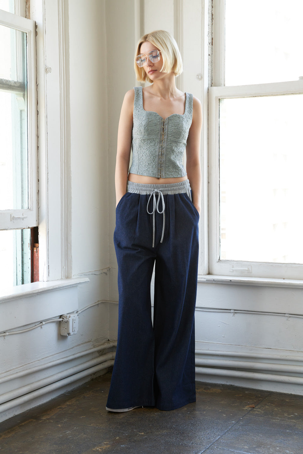 Through the Looking Woven Top
