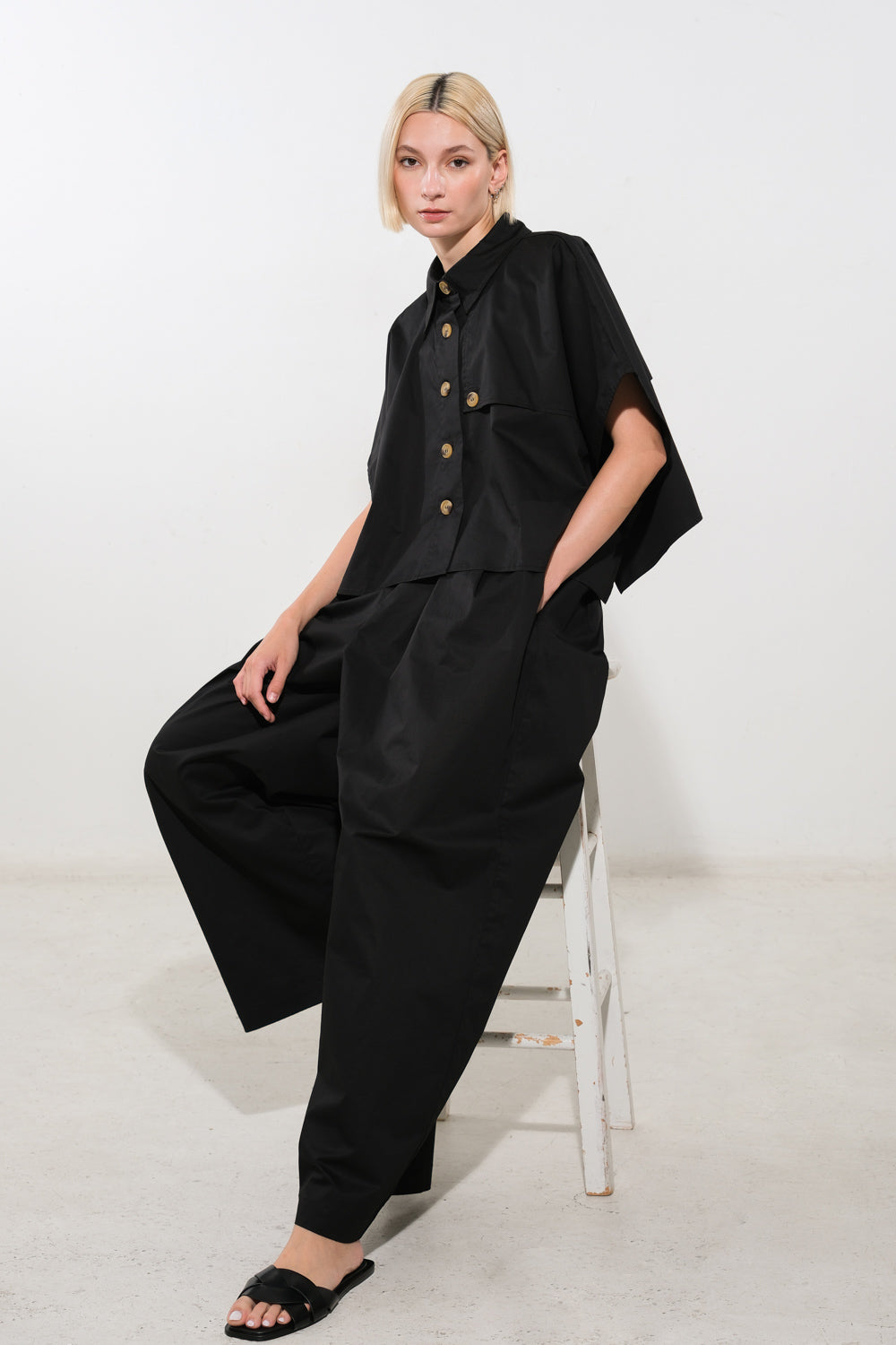 It's Perfect Timing Woven Top