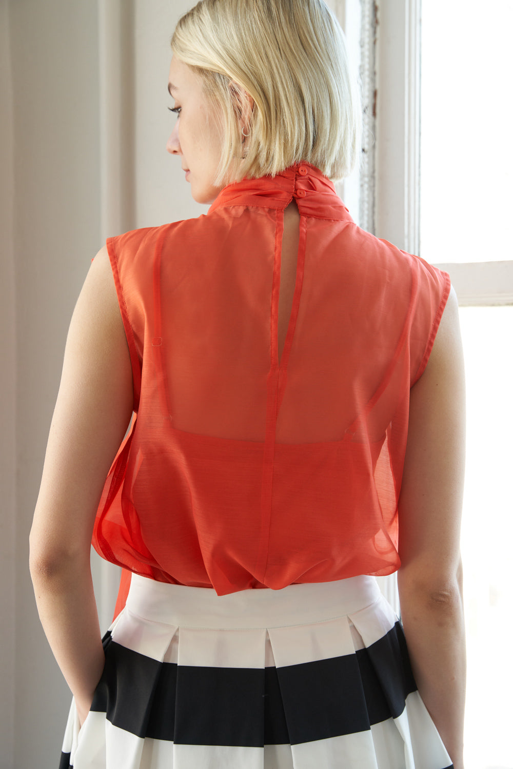 Shine for Us Organza Top