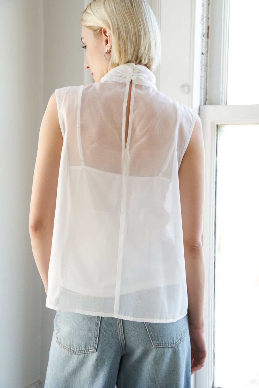 Shine for Us Organza Top