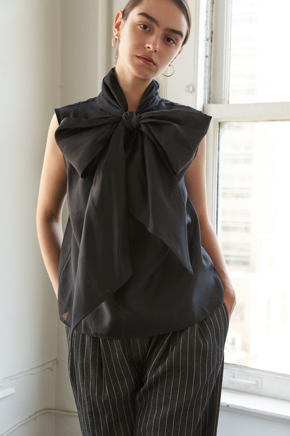 Shine for Us Organza Top