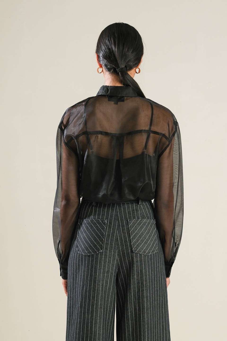 Love Over Fear Organza Top