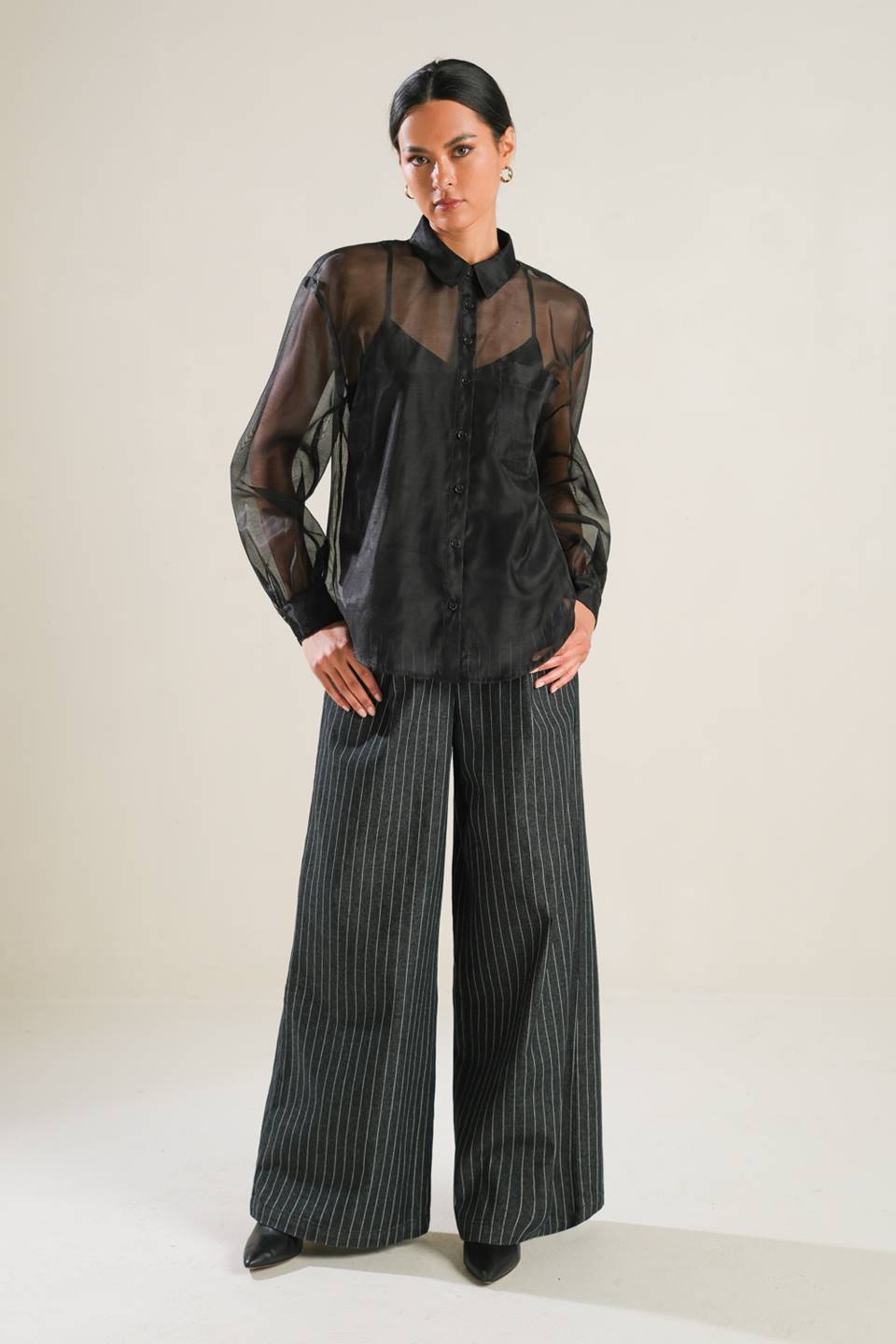 Love Over Fear Organza Top