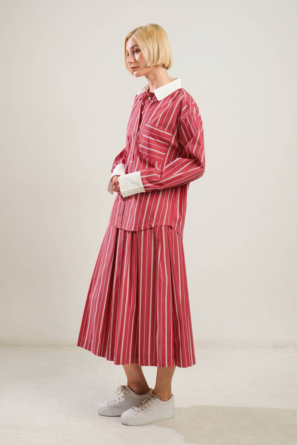 Behind the Grin Woven Top