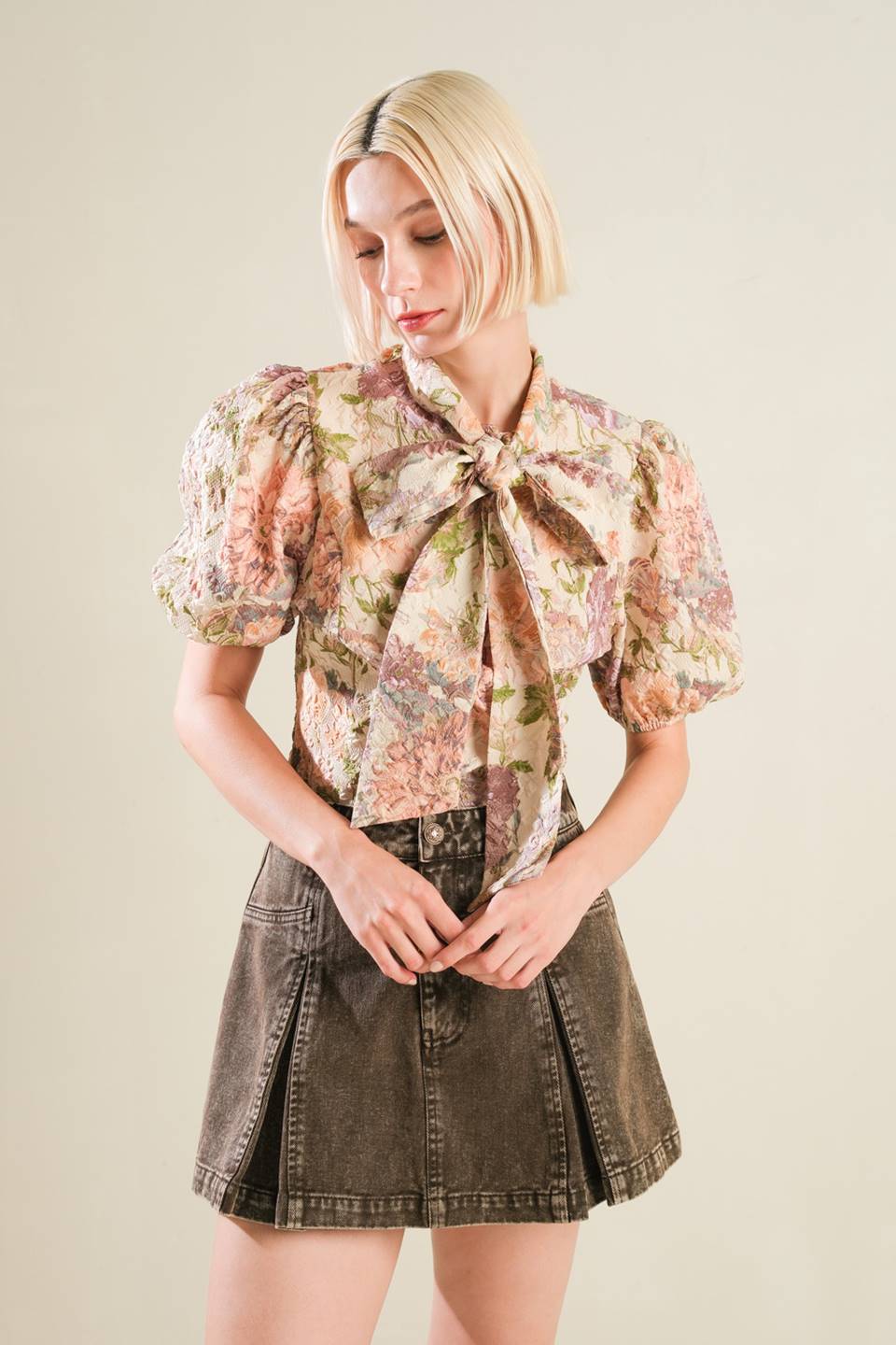 Sleek Simplicity Woven Top