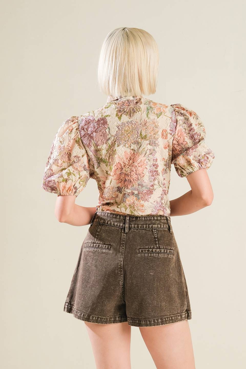 Sleek Simplicity Woven Top