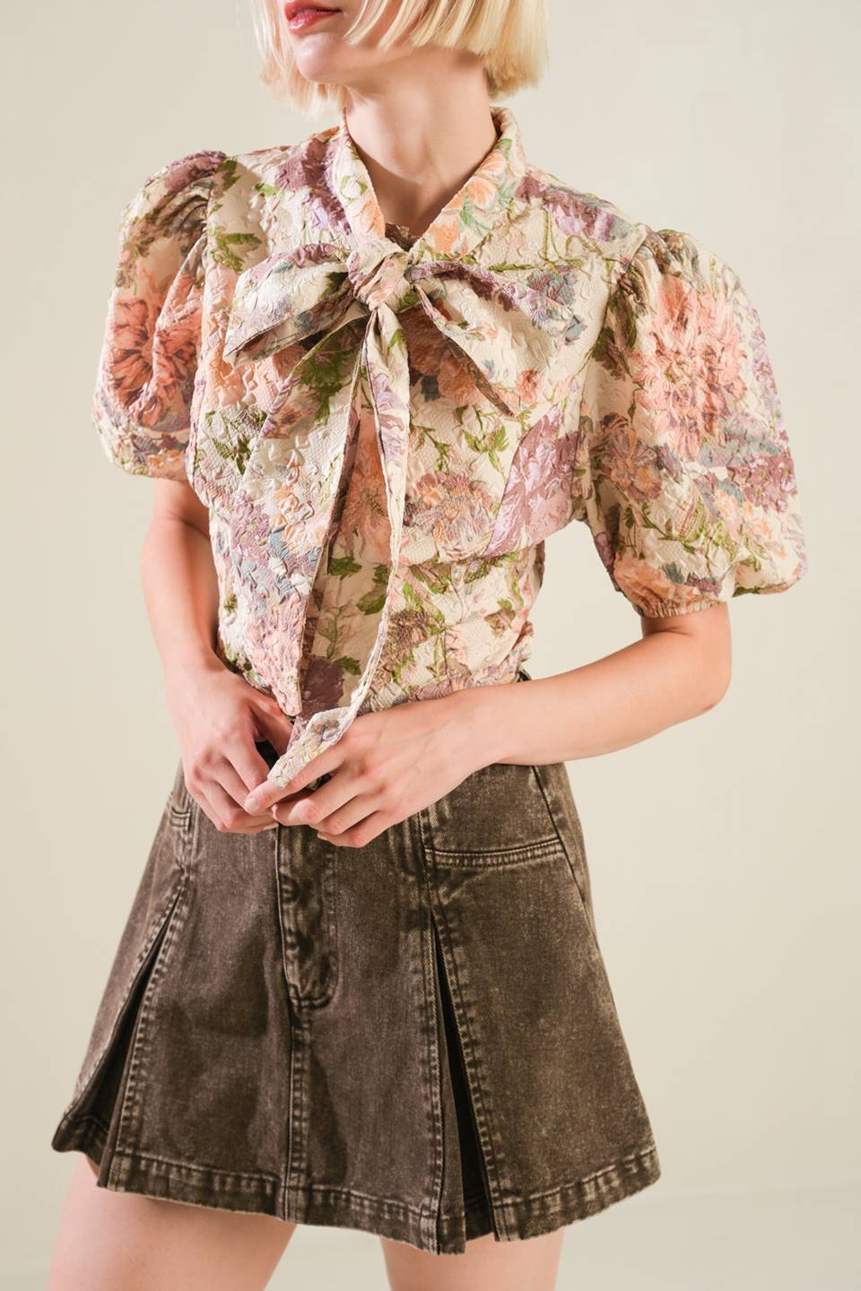 Sleek Simplicity Woven Top