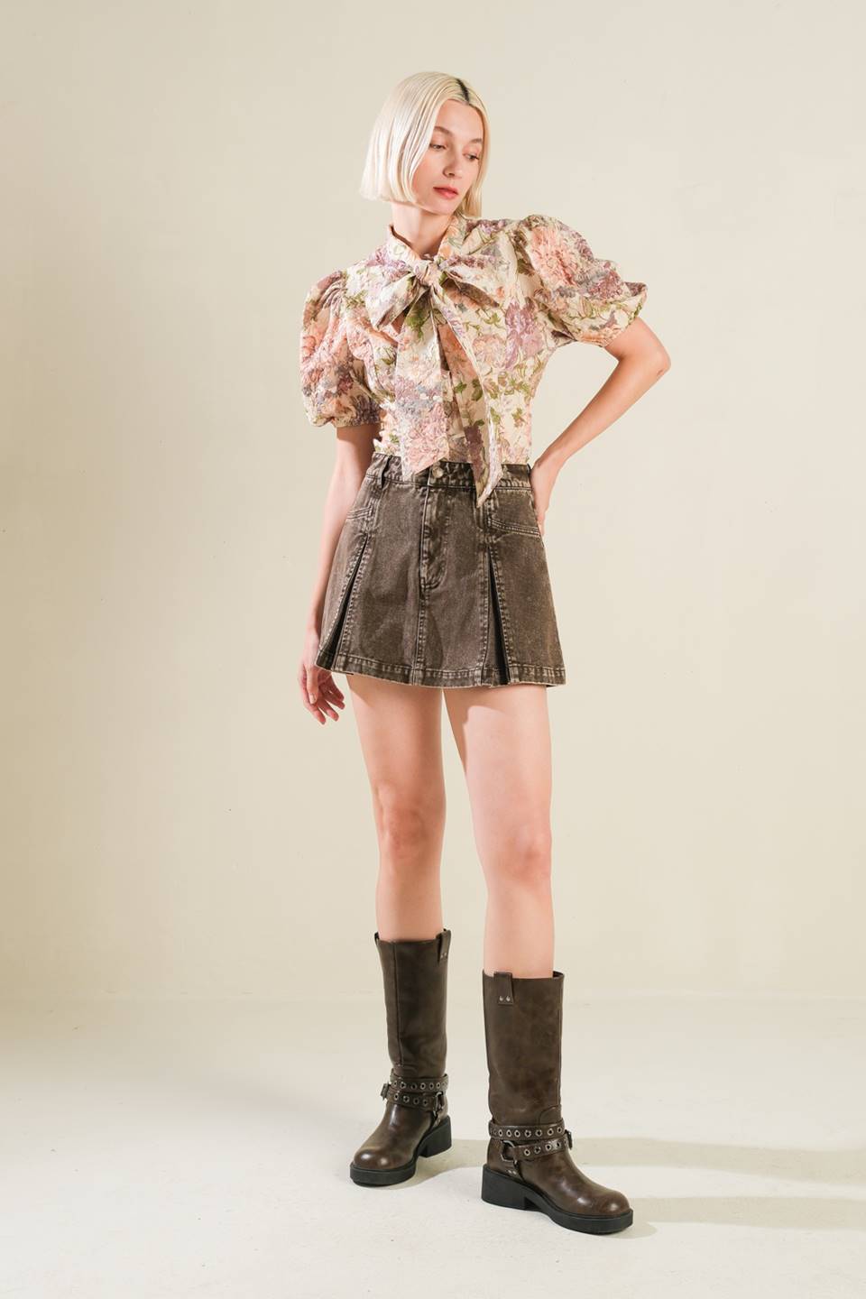 Sleek Simplicity Woven Top
