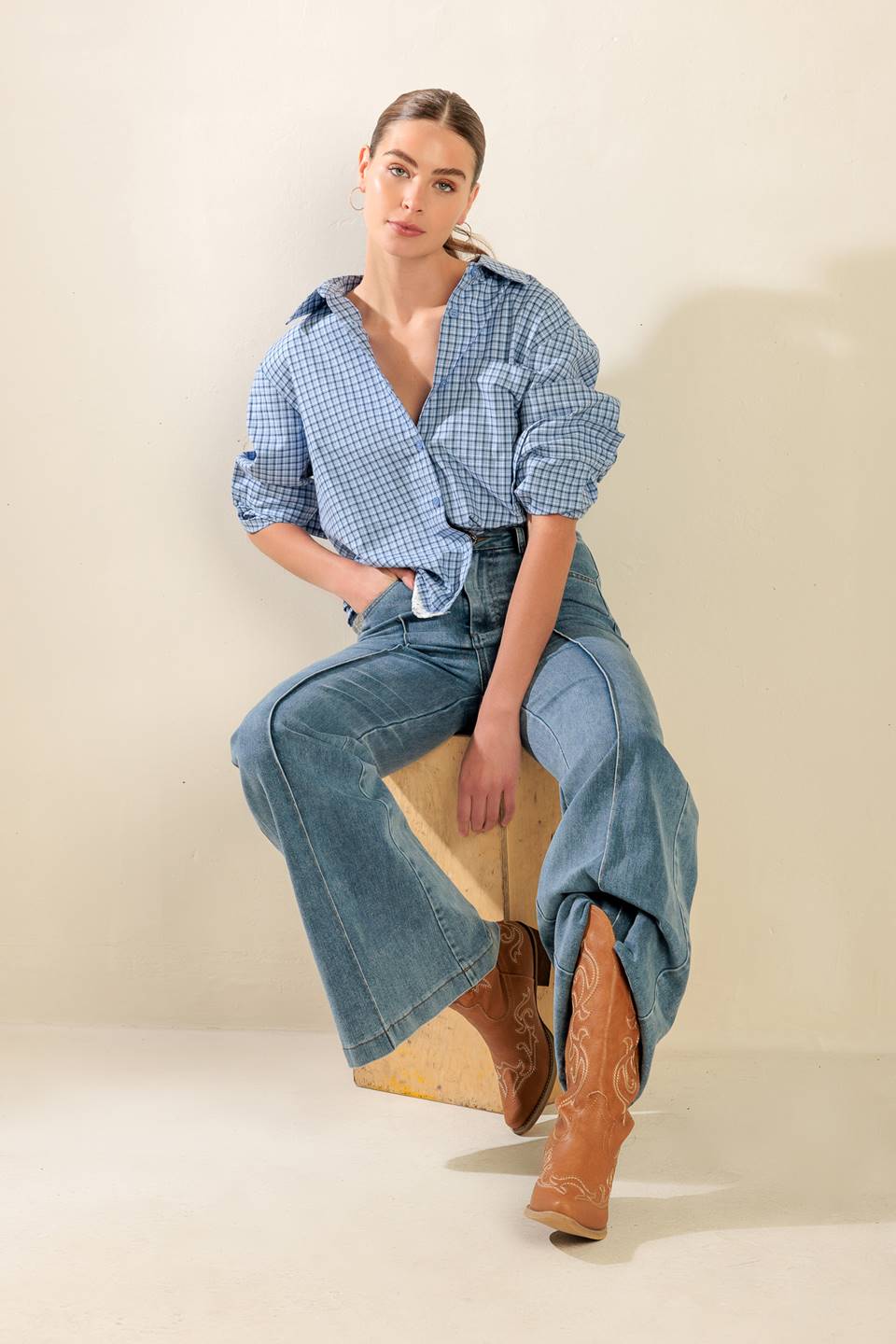 Awaiting Love Woven Top