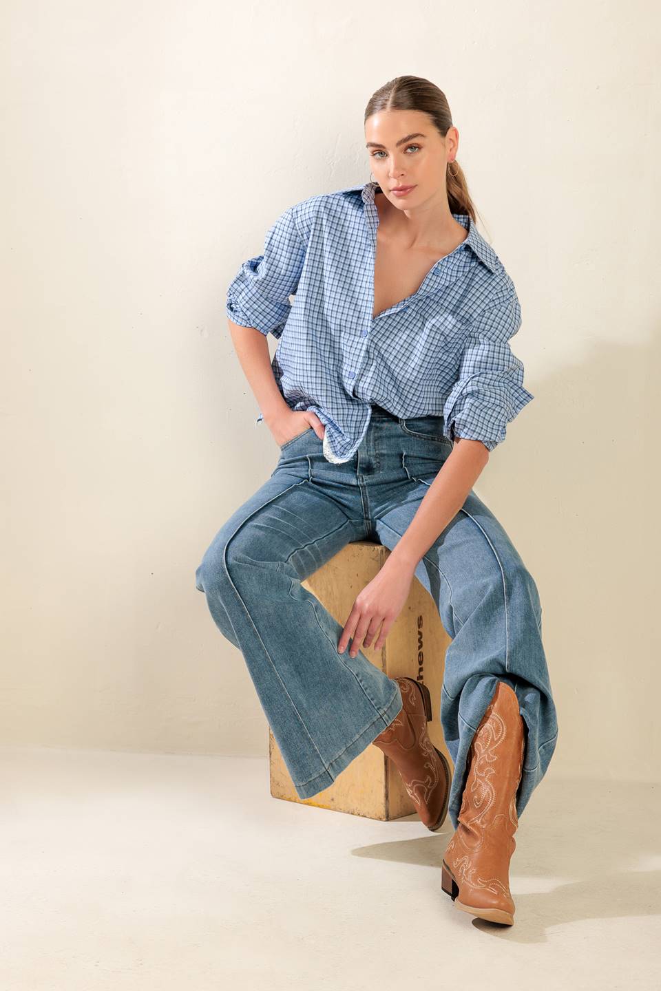 Awaiting Love Woven Top