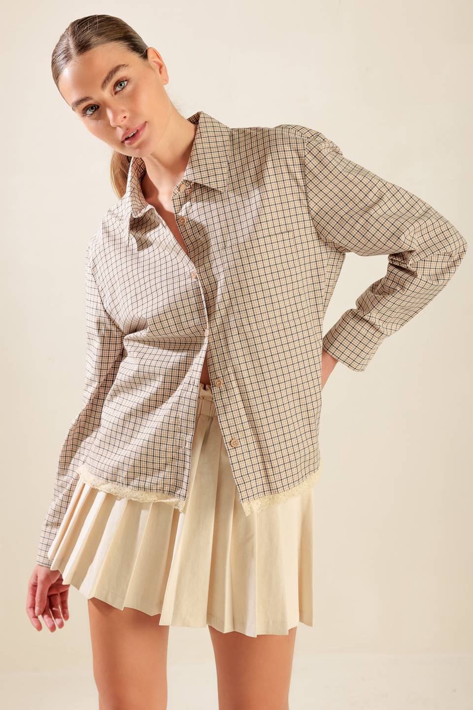 Awaiting Love Woven Top