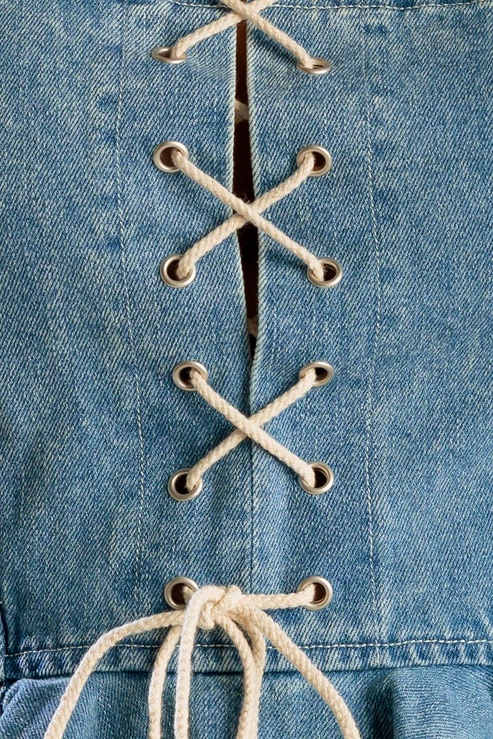 Grand Entrance Indigo Denim Top