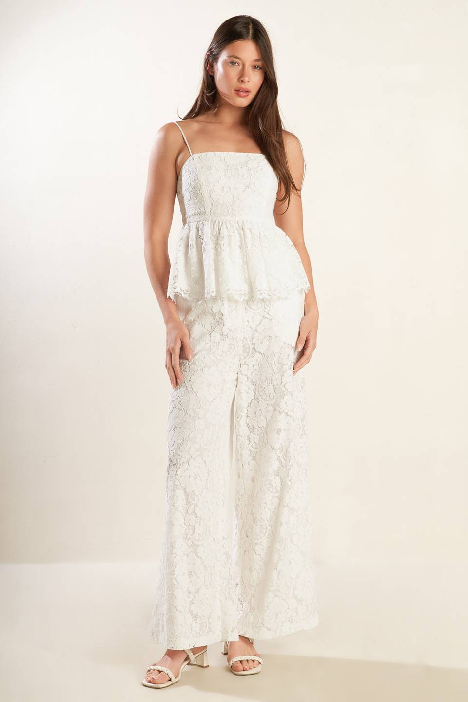 We Trust You Woven Lace Top