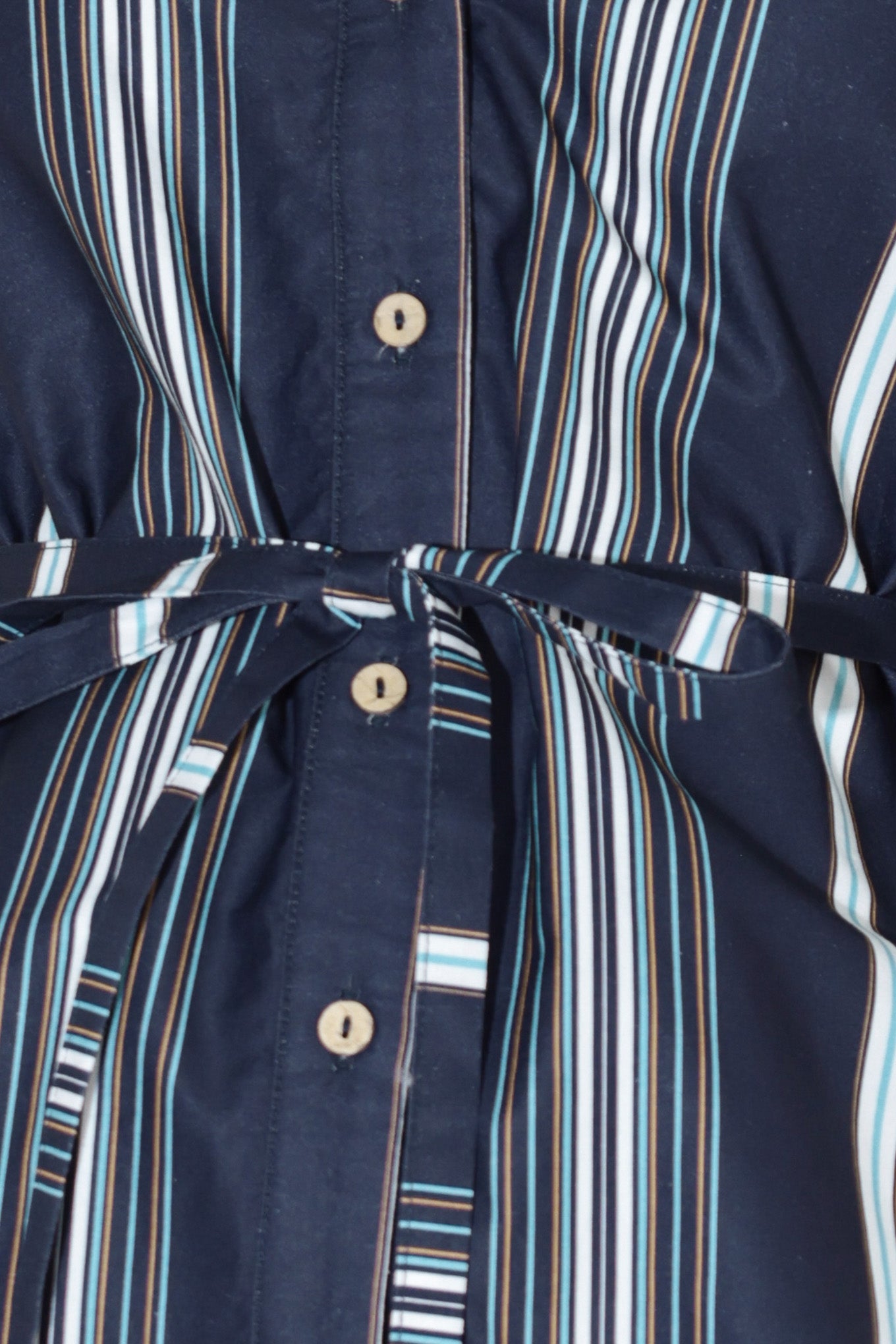 City Stripe Woven Top