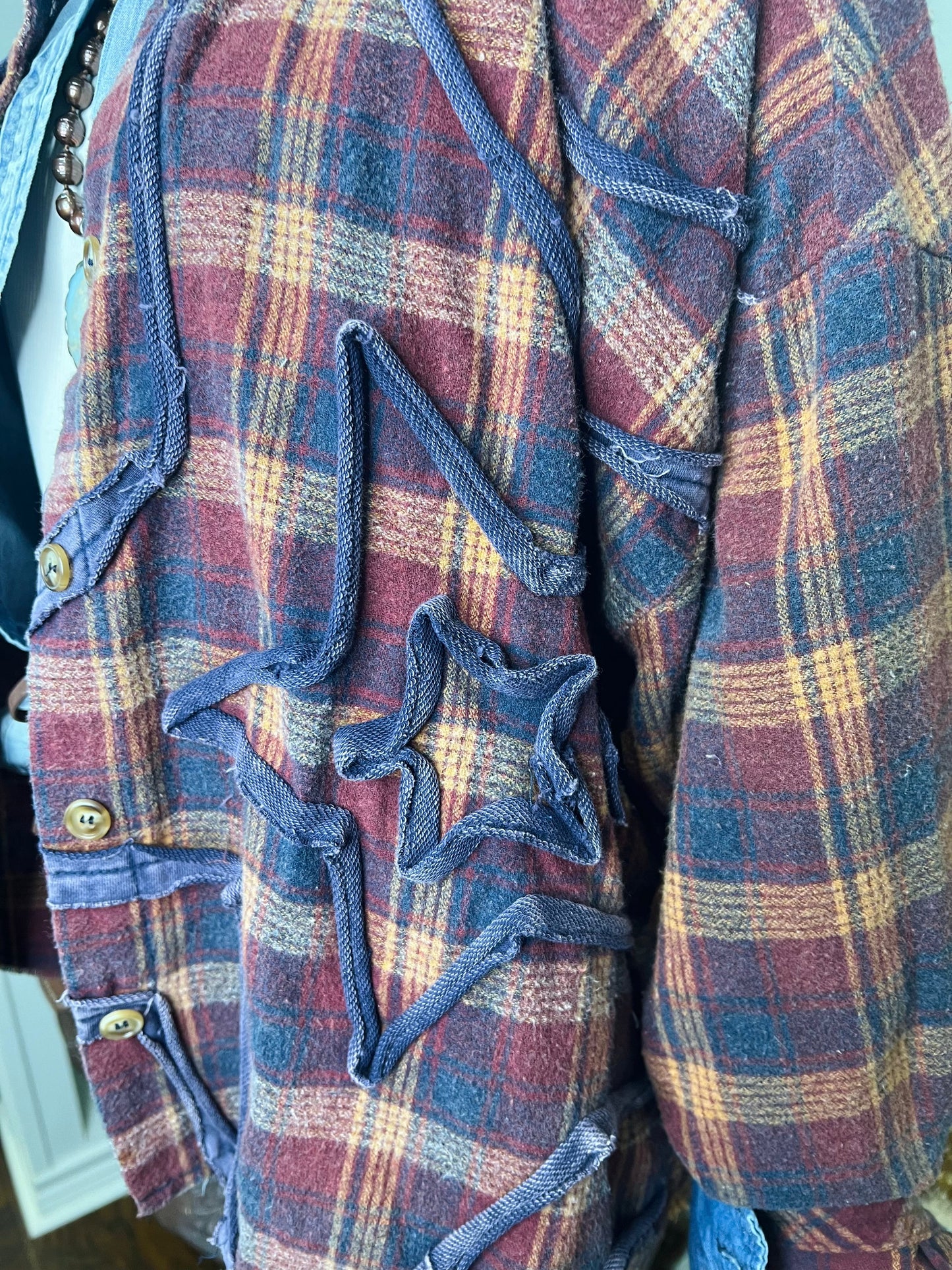 Flannel Cropped Star