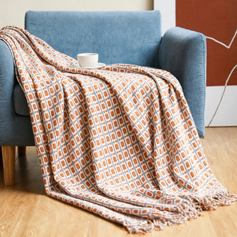Nordic Knitted Blanket