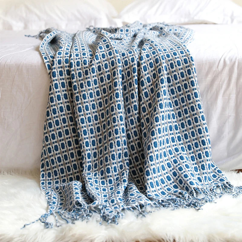 Nordic Knitted Blanket