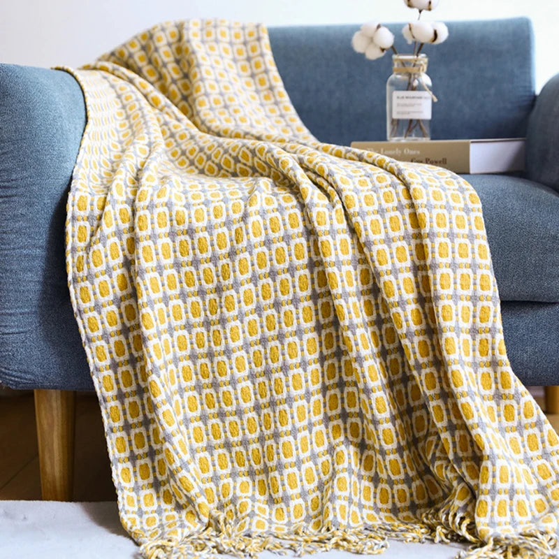 Nordic Knitted Blanket