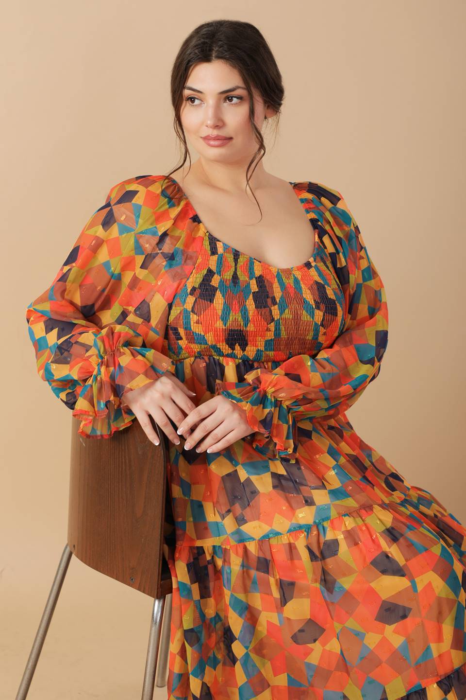 Meadow Dance Wanderer Woven Midi Dress