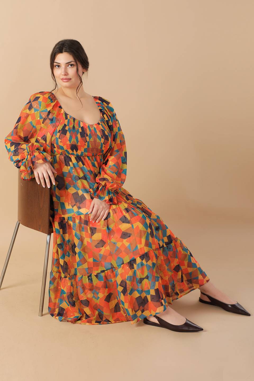 Meadow Dance Wanderer Woven Midi Dress