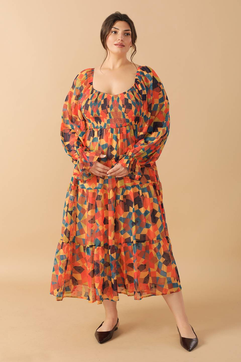 Meadow Dance Wanderer Woven Midi Dress