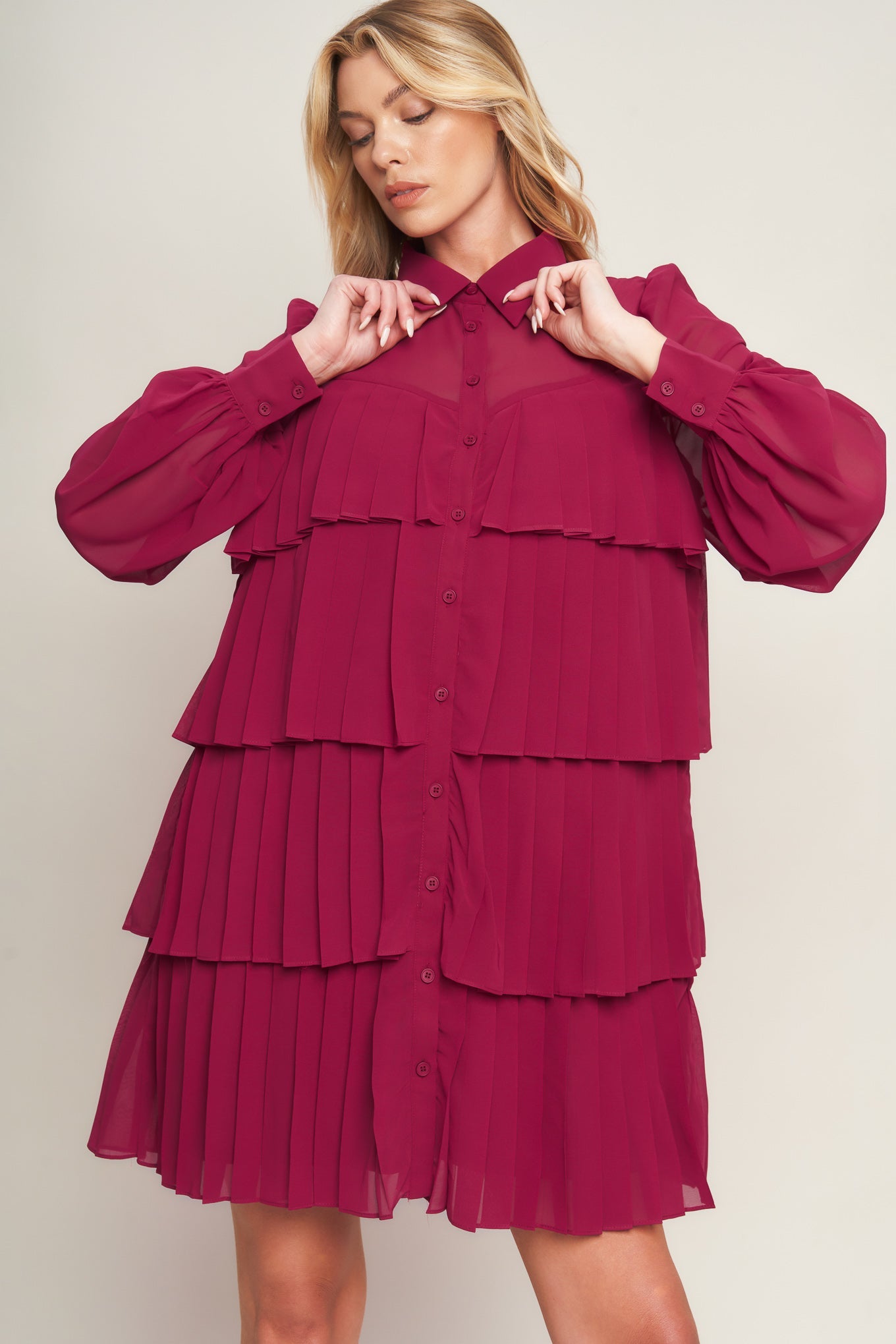 An Absolute Treasure Woven Mini Dress