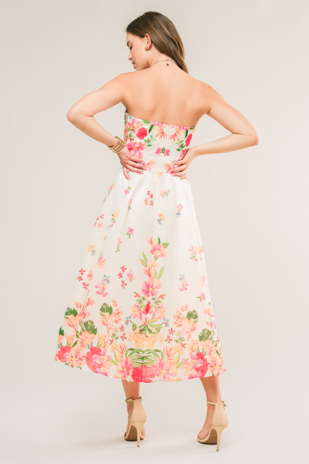 Come When I Call Woven Midi Dress
