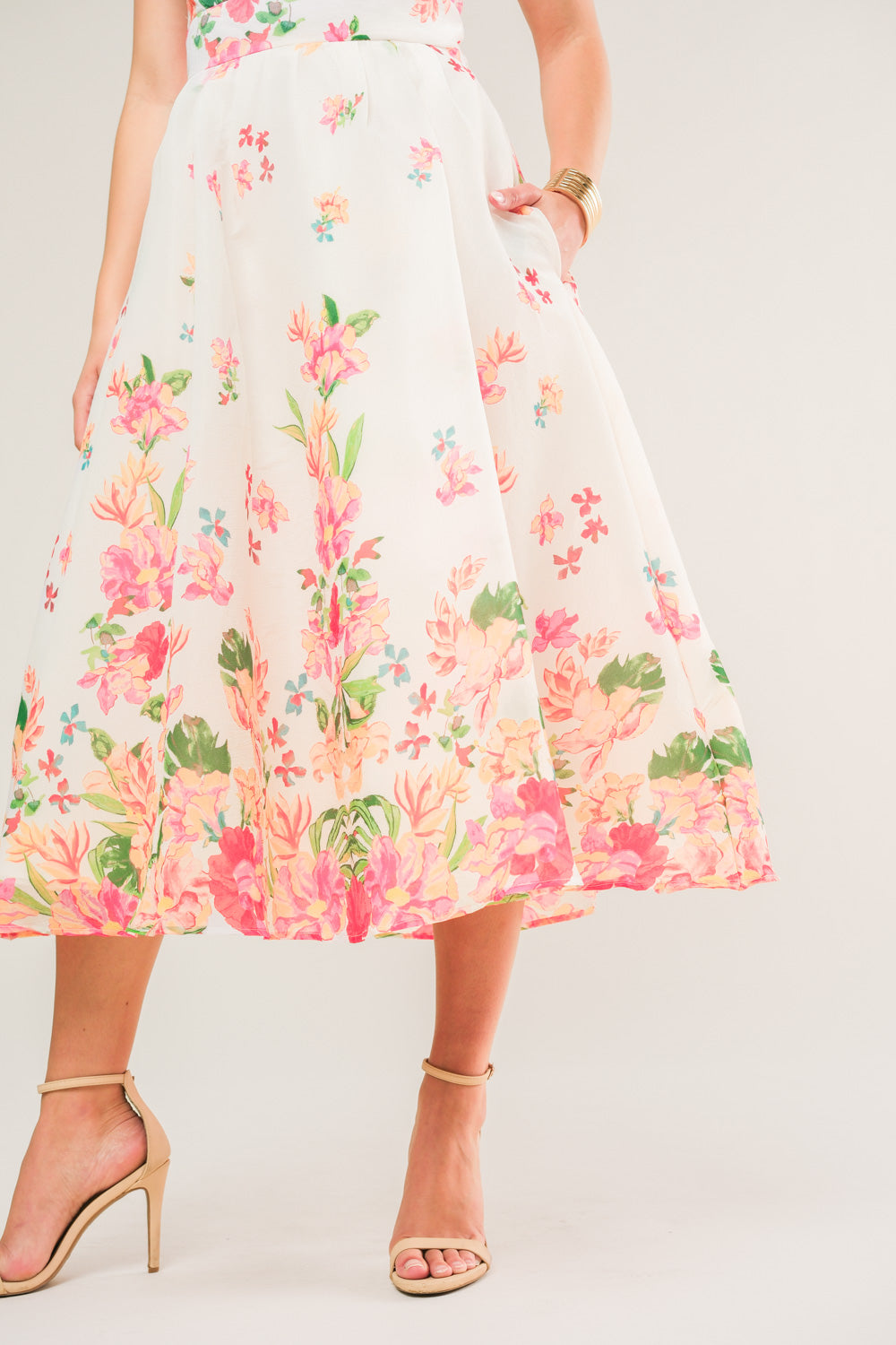 Come When I Call Woven Midi Dress