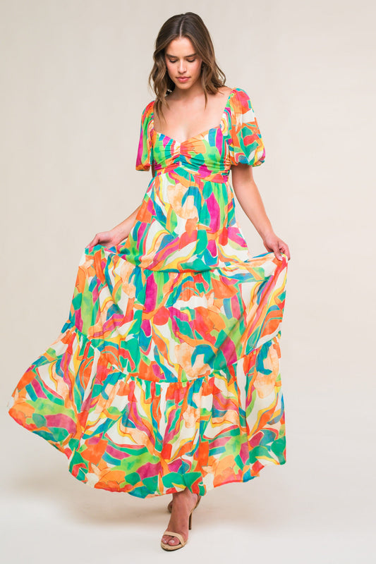 Exceptional Expression Woven Maxi Dress