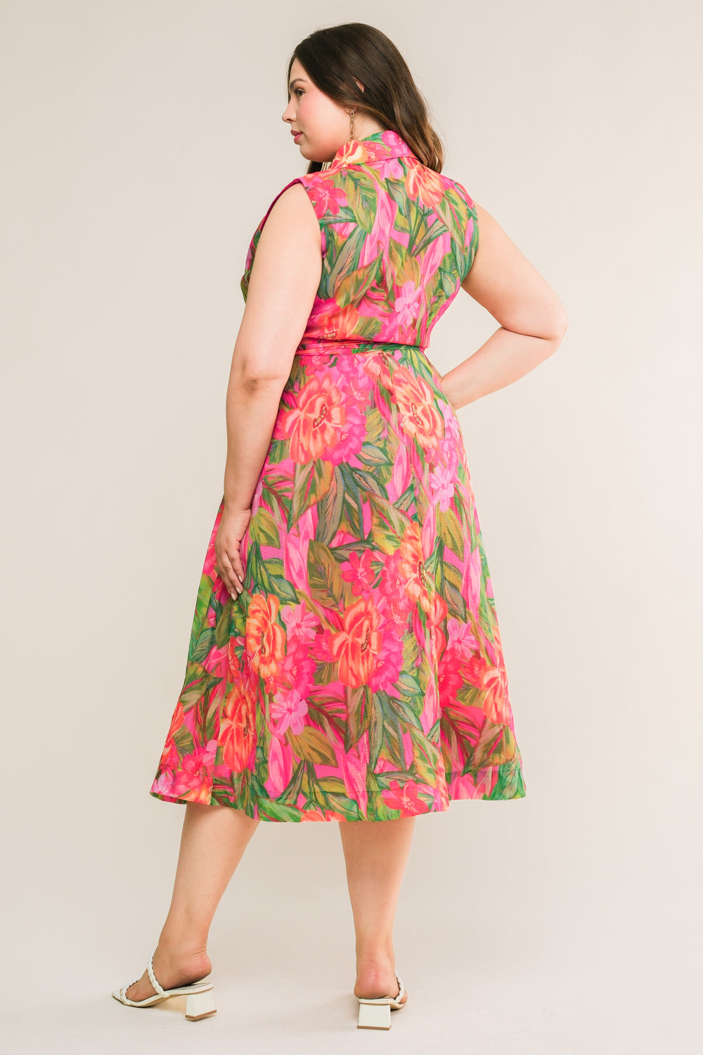 Lavender Fields Collection Woven Midi Dress