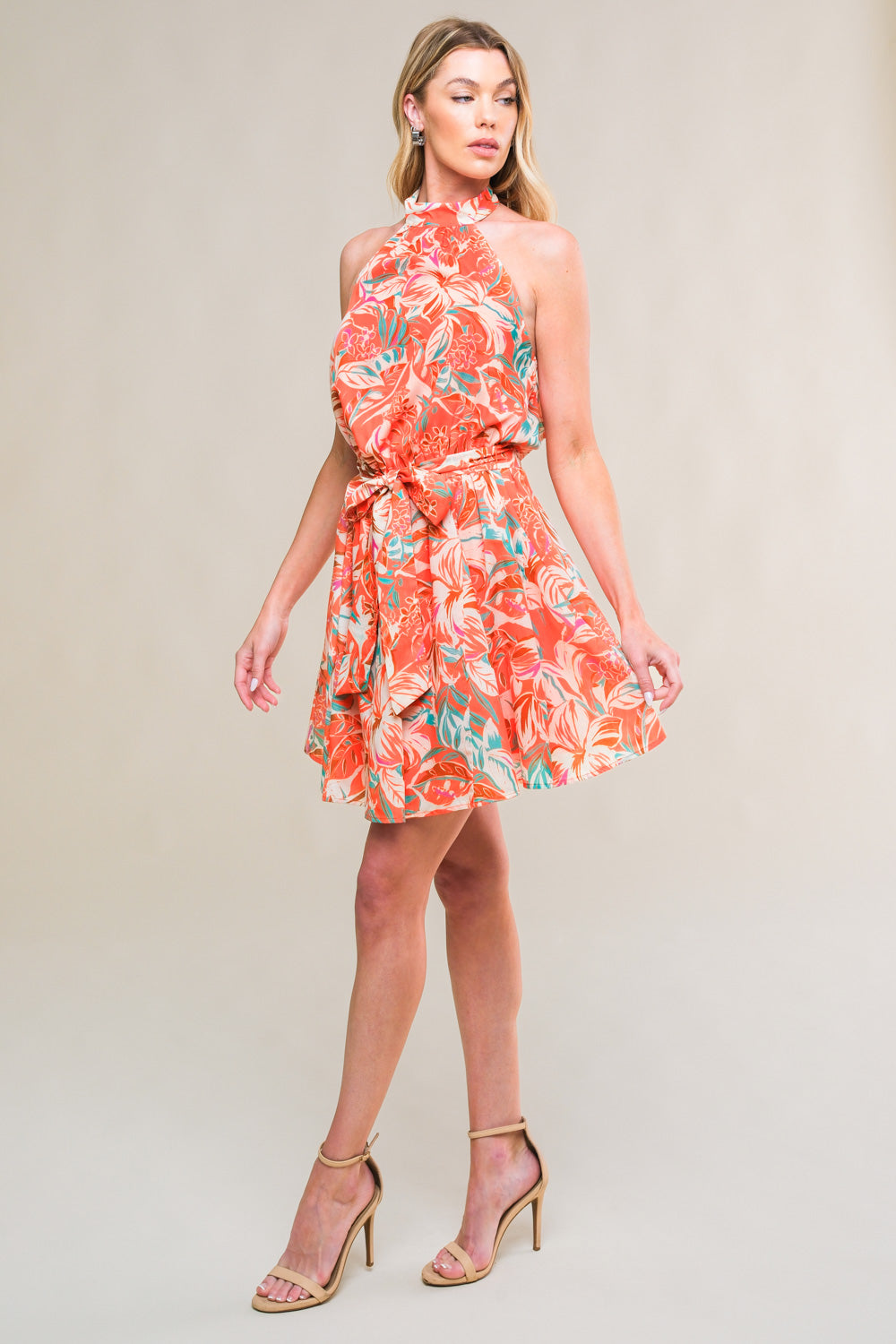 Sunny Lovelinesswoven Mini Dress