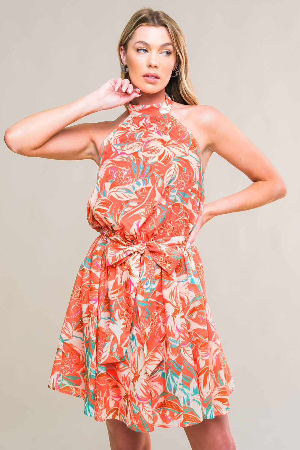 Sunny Lovelinesswoven Mini Dress