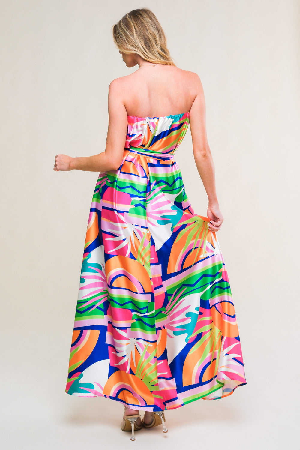 Summery Inclination Woven Midi Dress