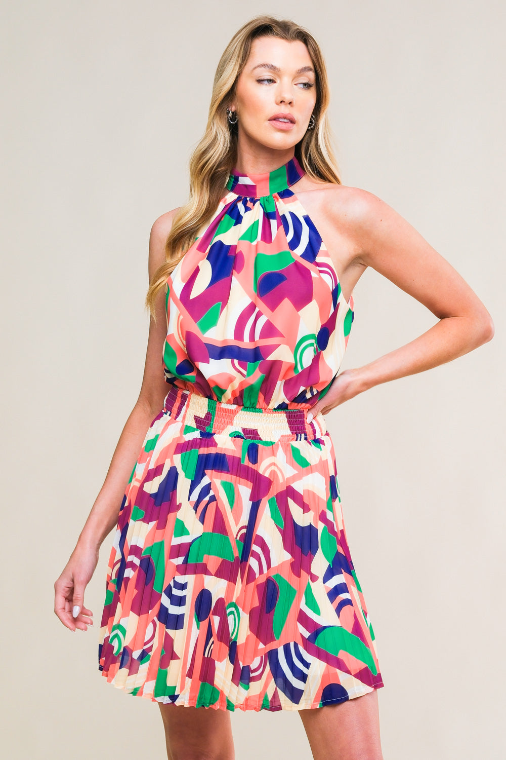 Sweetly Elevated Woven Mini Dress