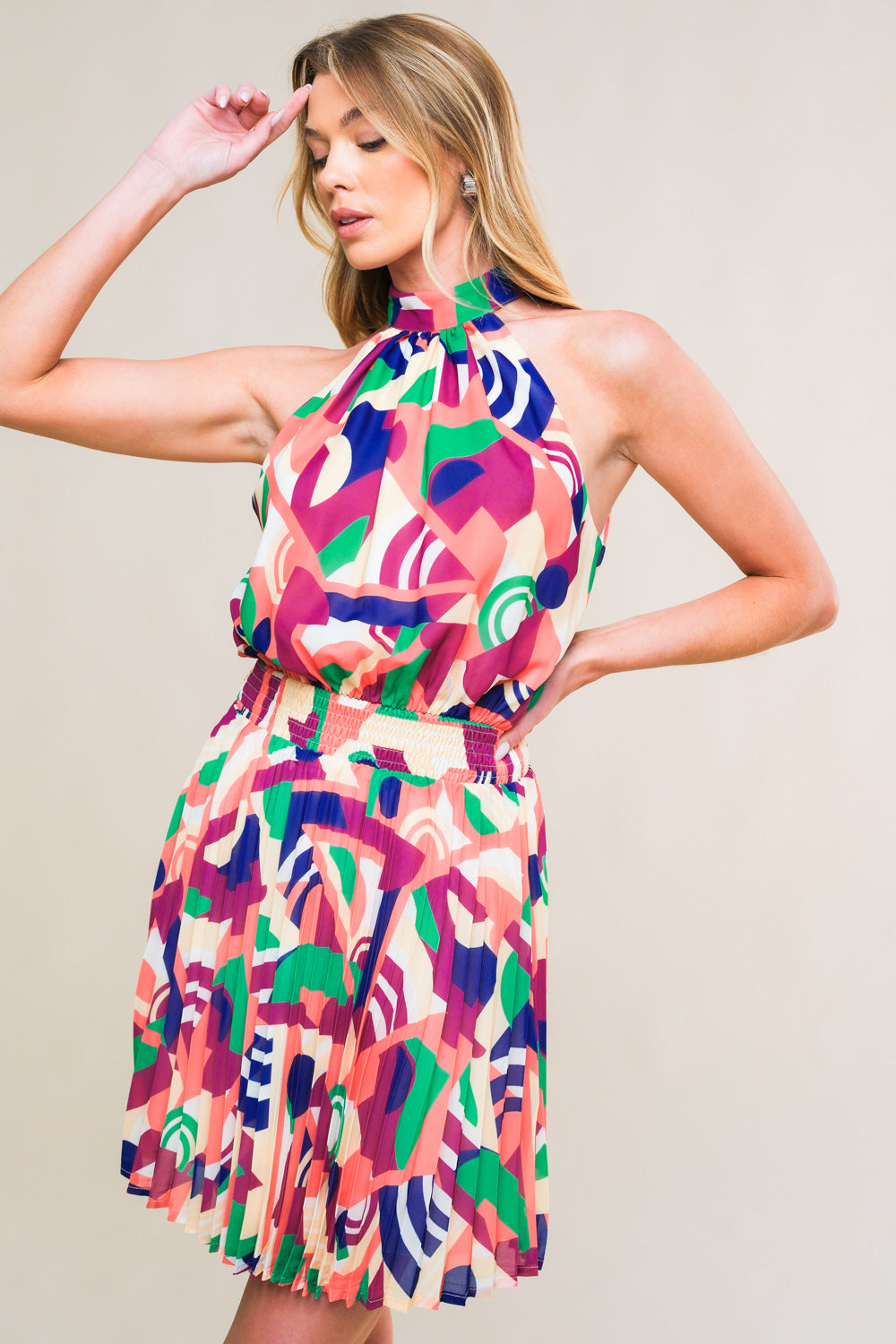 Sweetly Elevated Woven Mini Dress