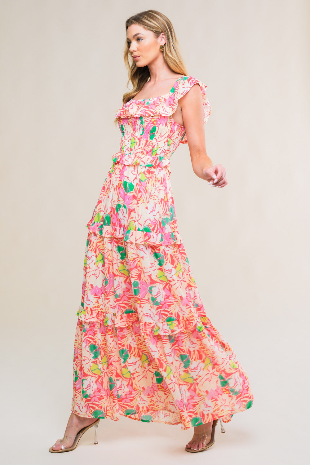 Relaxed Charm Woven Midi Dress