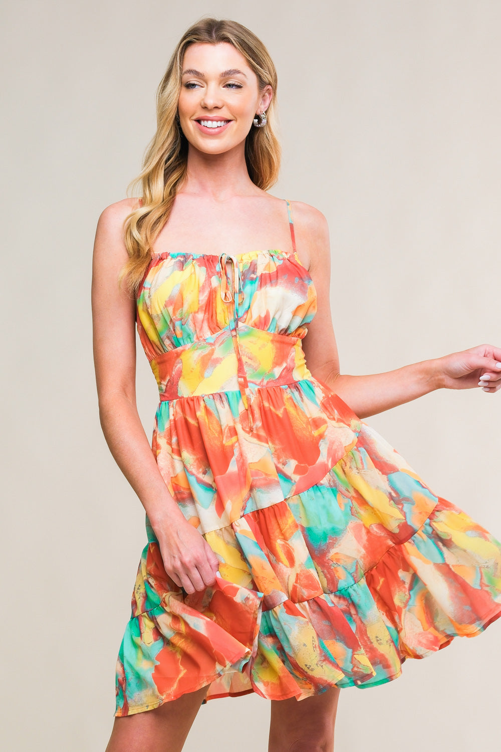 Majestic Energy Woven Mini Dress