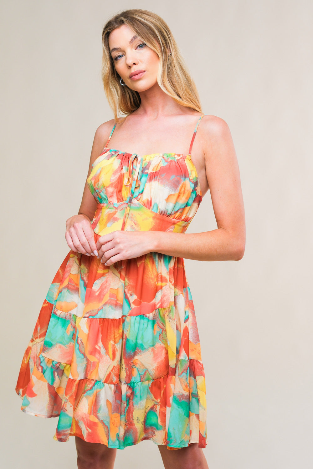 Majestic Energy Woven Mini Dress