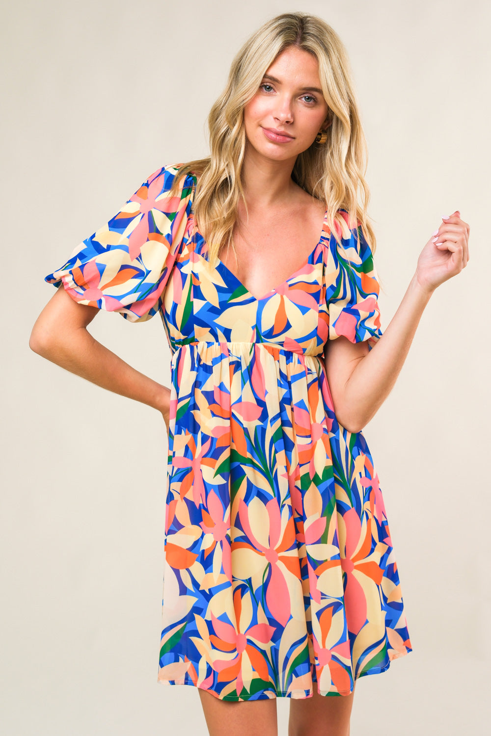 State of Bliss Woven Mini Dress