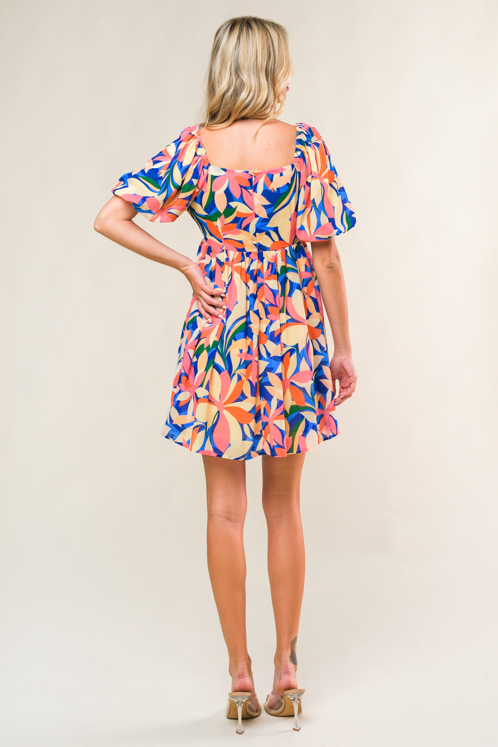 State of Bliss Woven Mini Dress