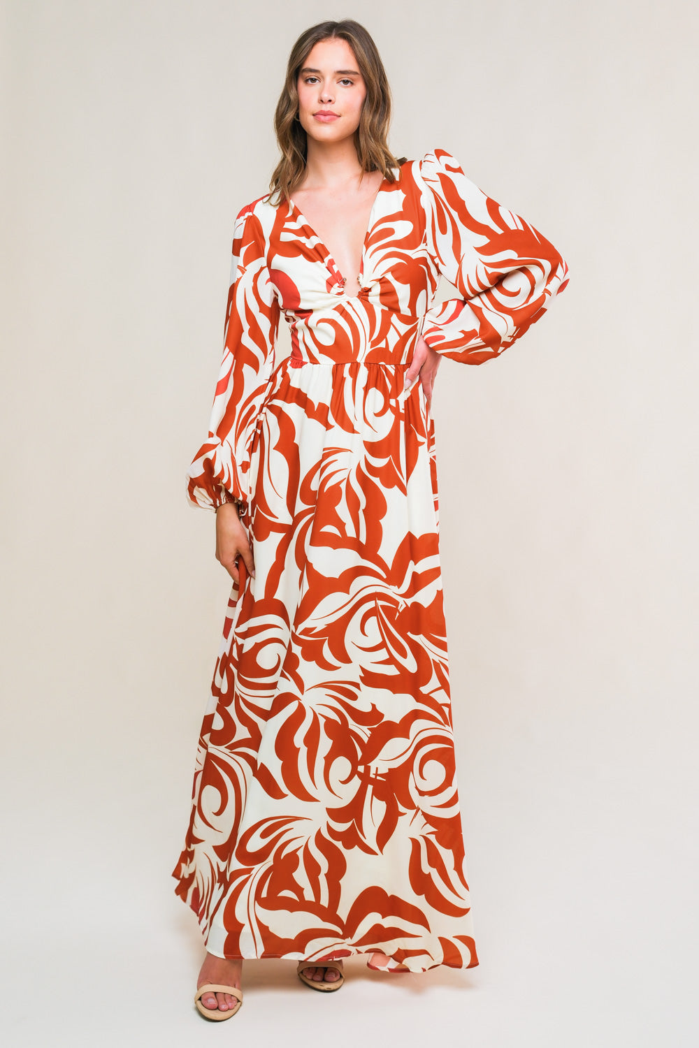 Love in Your Eyes Woven Maxi Dress