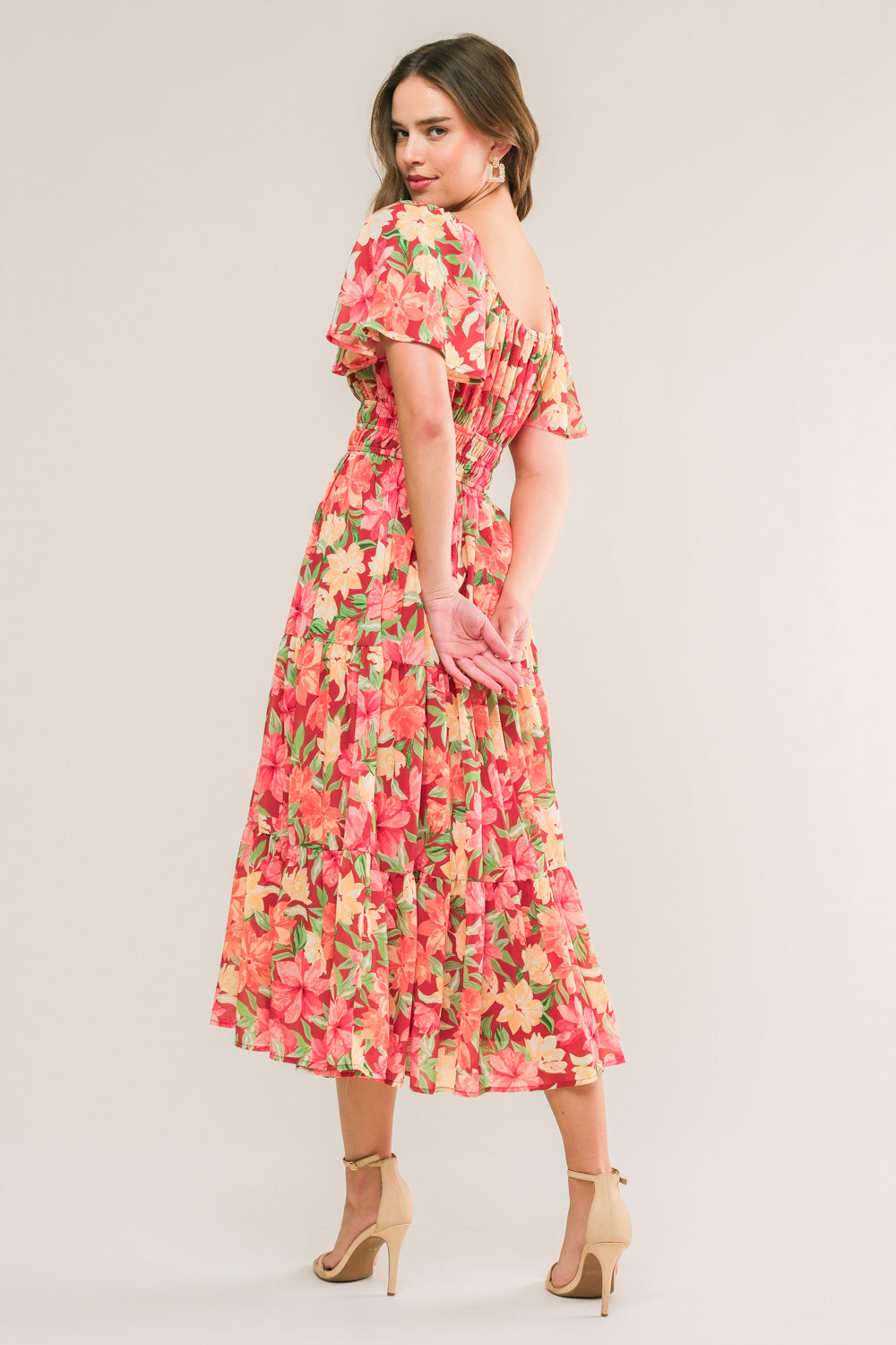 Love Is Blooming Midi Dress