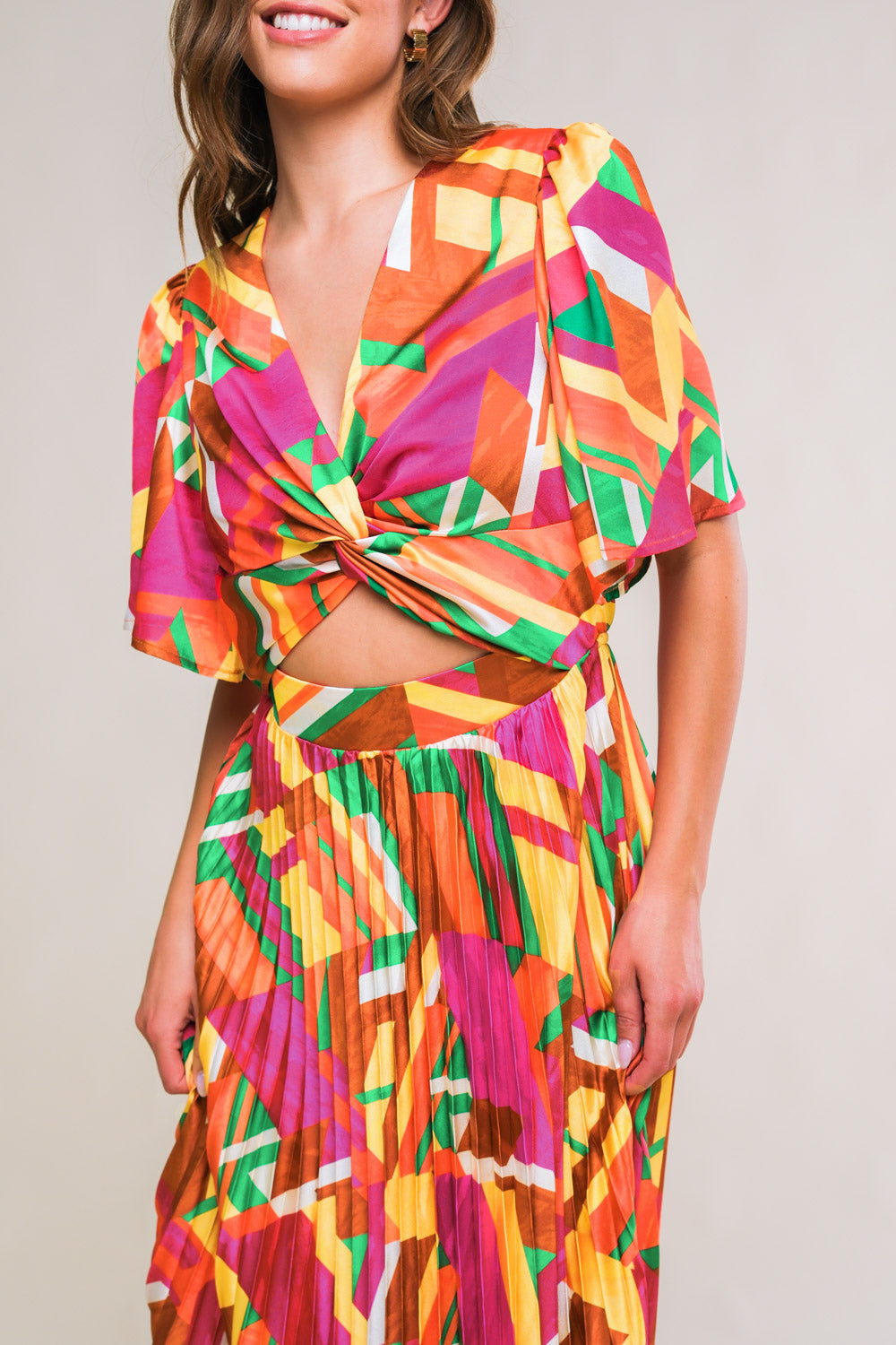 Irresistible Fun Woven Midi Dress