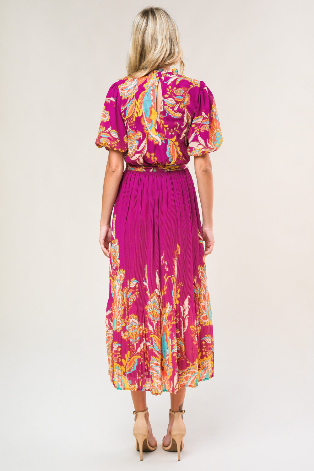 Enchanted To Meet Woven Midi Dress