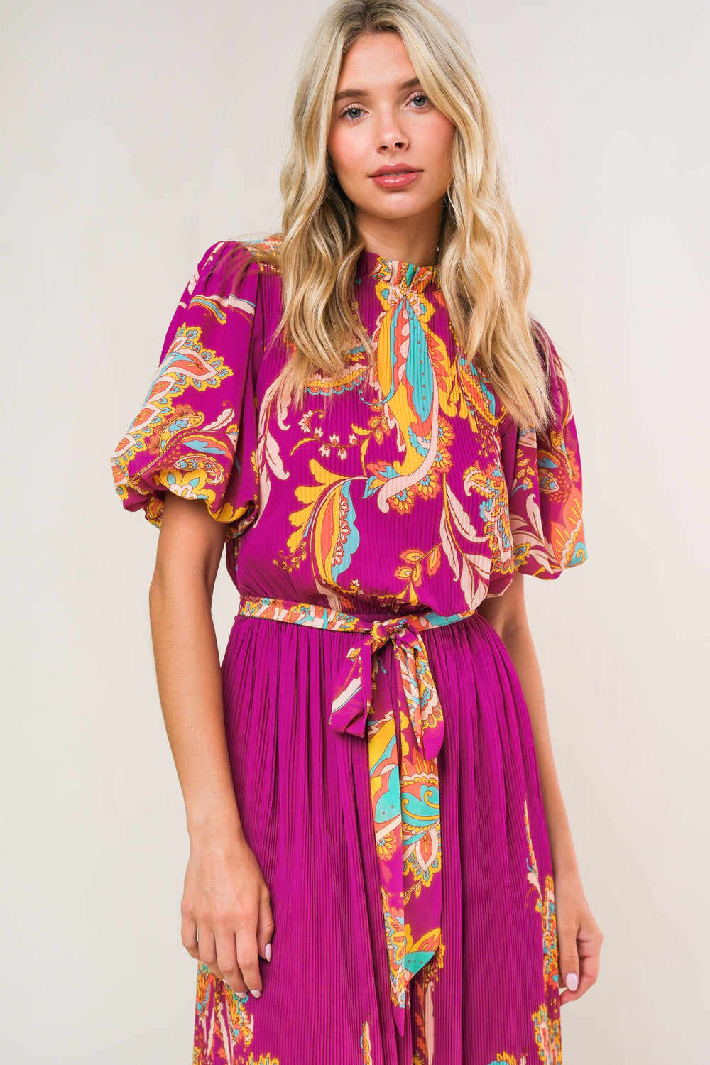 Enchanted To Meet Woven Midi Dress