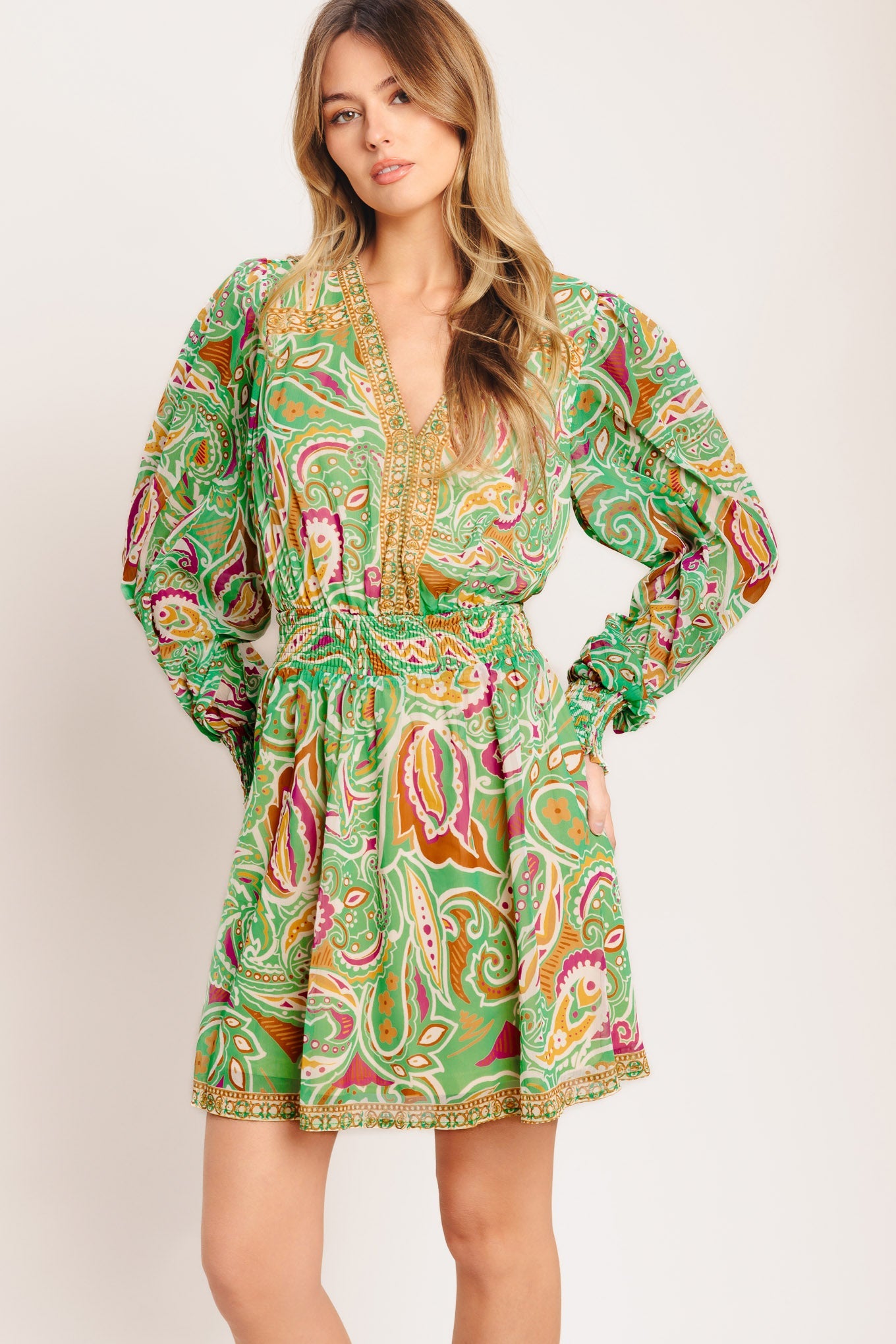 Time Spent Together Woven Mini Dress