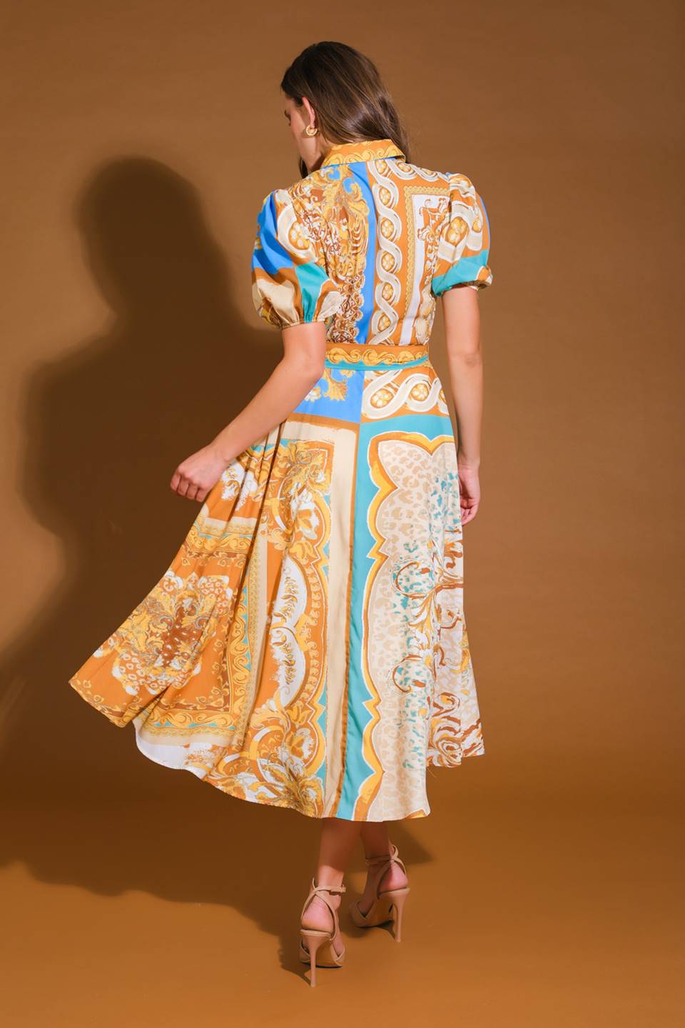 Unbelievably Lovely Woven Midi Dress