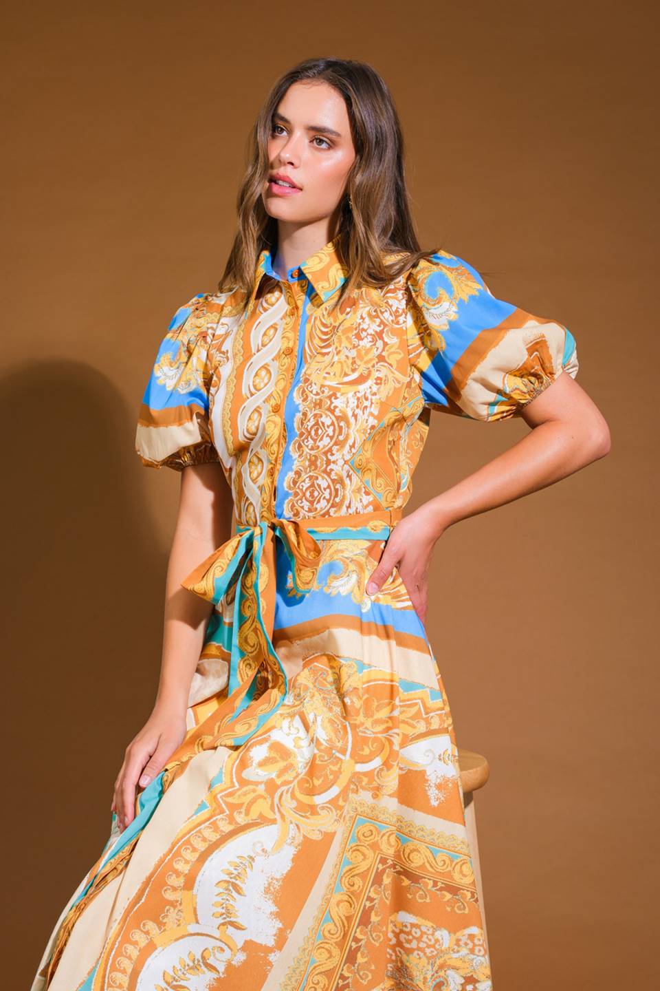 Unbelievably Lovely Woven Midi Dress