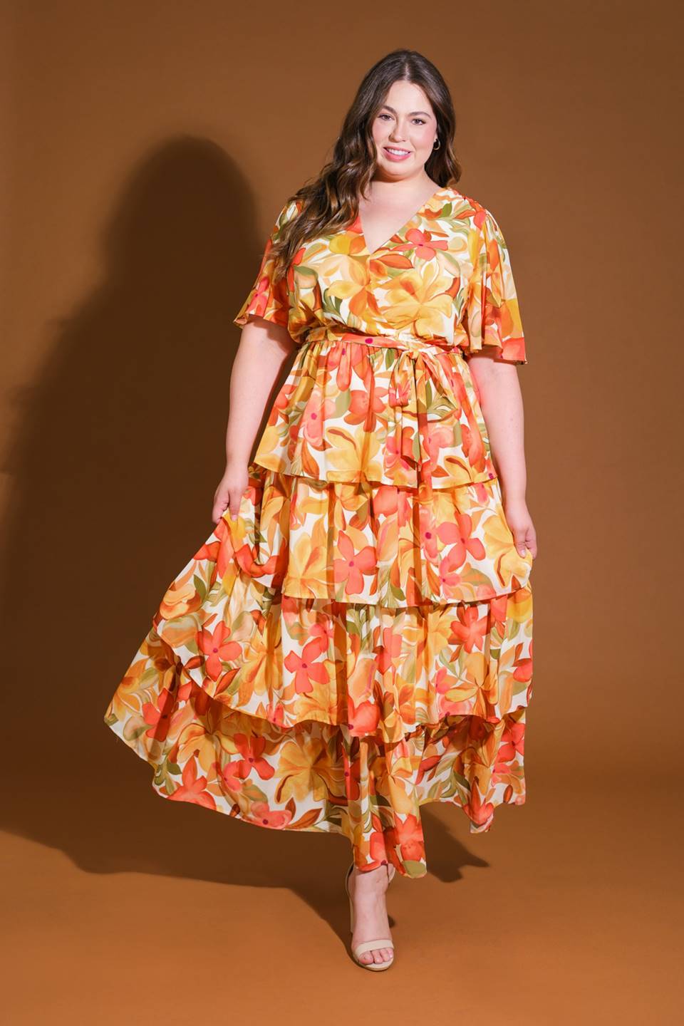 Rustic Charm Dreams Woven Midi Dress